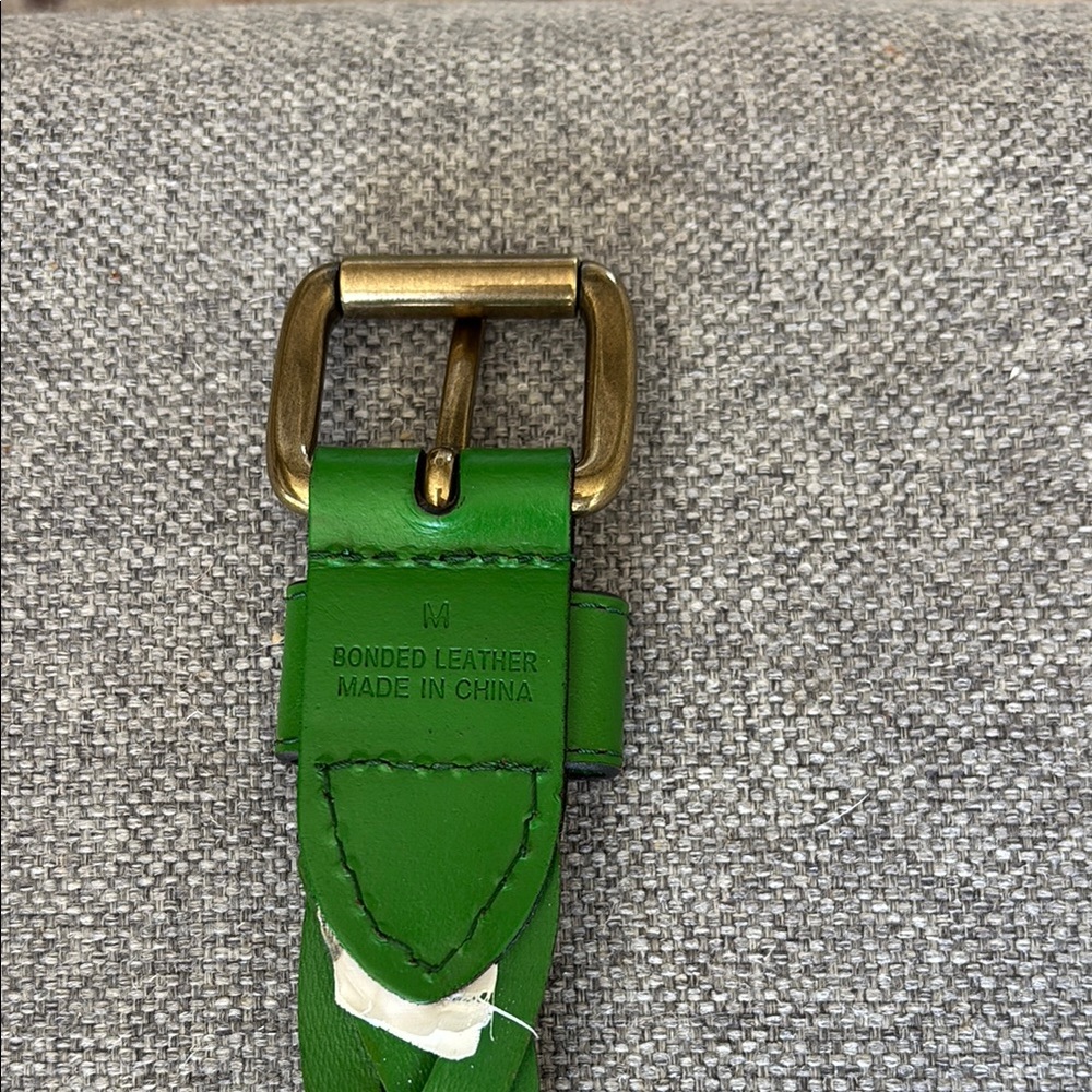 Green Leather women’s Belt